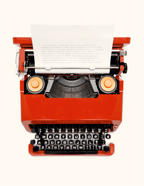 Luke Turner: Typewriter